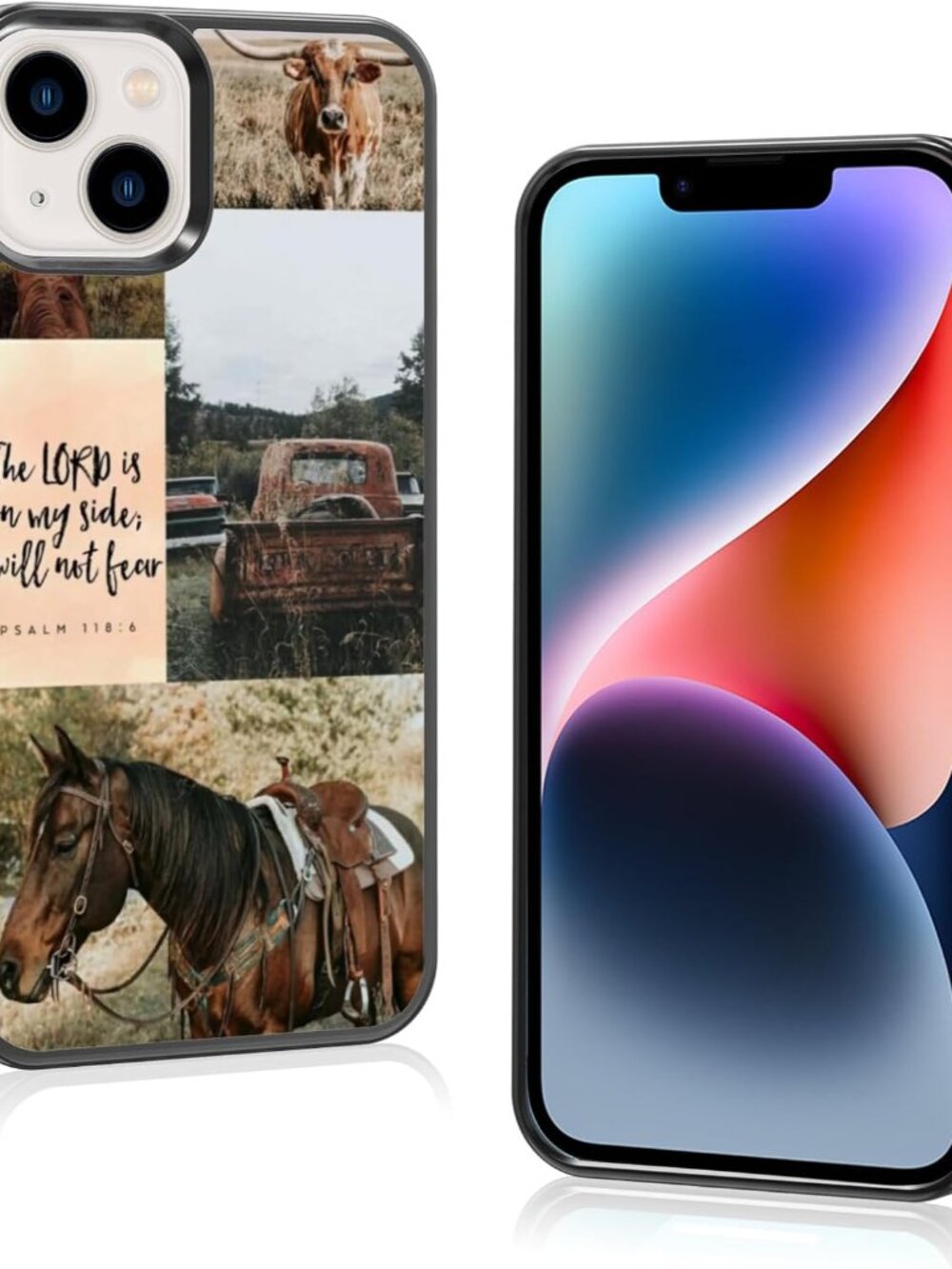 Western Phone Case Compatible with iPhone 13/14 Horse Phone Case